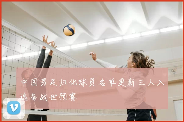 中国男足归化球员名单更新三人入选备战世预赛